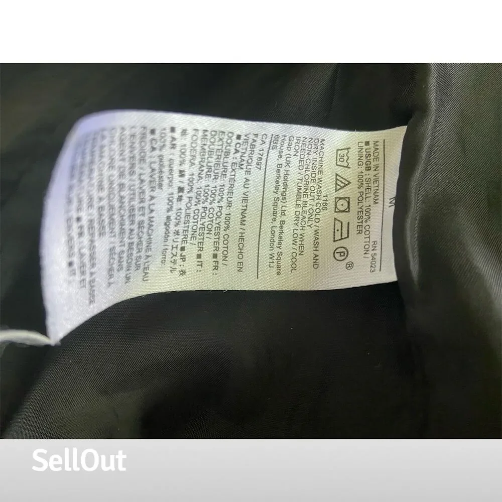 Gap Men's Gray Blazer Size M Two-Button Notch Lapel Formal